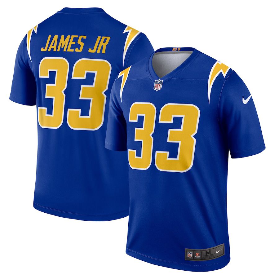 Men Los Angeles Chargers 33 Derwin James Nike Royal 2nd Alternate Legend NFL Jersey
